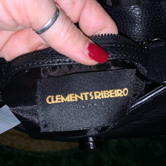 Black leather cross body purse - Picture 7 of 7